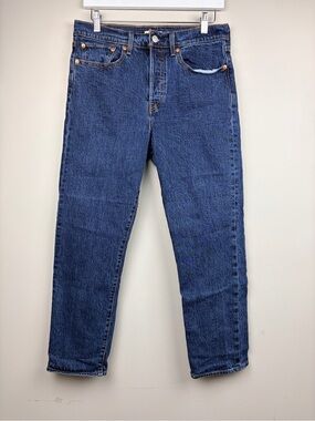 Levi’s Premium Wedgie Straight Jeans Women’s 30x28 Blue High Rise Denim